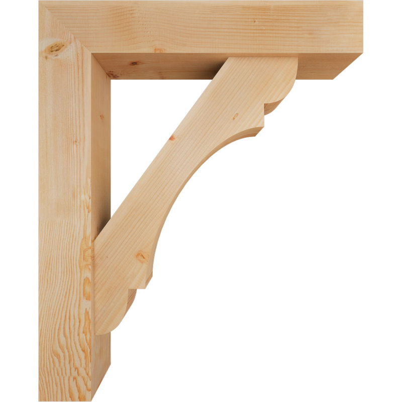 Support de bloc olympique avec entretoise décalée, 42 x 34, Sapin Douglas de l 7 1/2 (lisse)