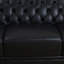 Canapé modulaire en cuir de vache 138 po Chesterfield-2012687244-1968897138