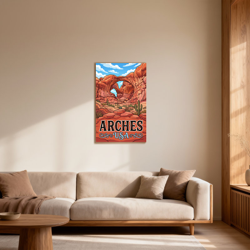 «Scenic & Cityscapes Arches National Park», reproduction de paysage, H 40 po x l 28 po