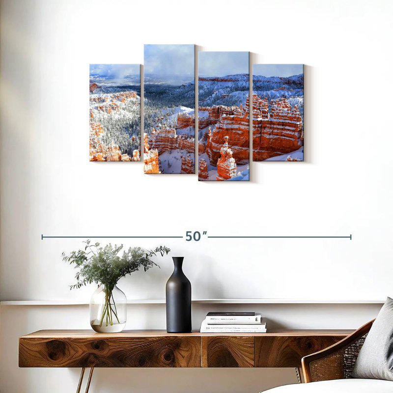 Hiver à Bryce Canyon, H 22 po x l 36 po