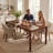 Solid Wood Dining Table-667373801