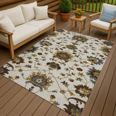 Machine Washable Indoor/Outdoor Mattera ACN2290 Global Rug