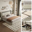 Lit pneumatique Calmers, avec espace de rangement sous le lit, structure de lit stable-1911769184