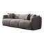 Coussin de canapé standard gris en coton et lin-37848996