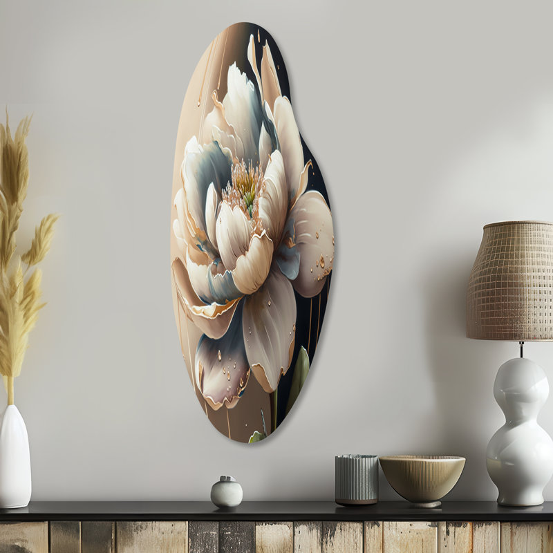 Gaskill - Art mural asymétrique en métal, H 38 po x l 15 po
