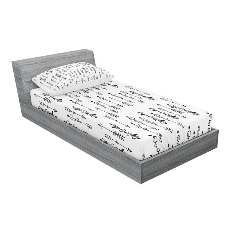 Microfiber Sheet Set, Twin XL Sheet Set with Fitted Sheet