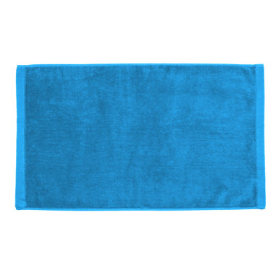 Serviette de sport en velours de qualité supérieure - la taille parfaite pour la salle de sport - 16 po x 26 po - noir