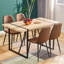 Chaise d'appoint en velours l 16,9 po-164372598