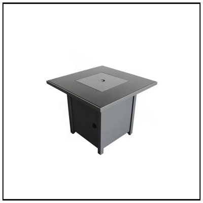 25" H X 30" W Steel Outdoor Fire Pit Table With Lid