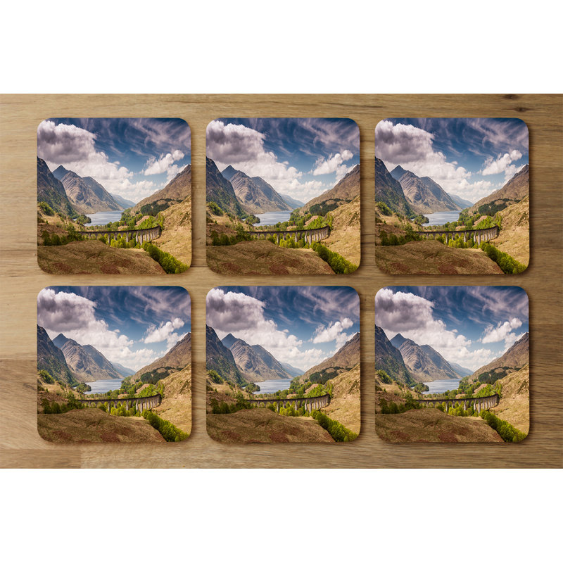 Square 6 Piece Coaster Set