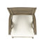 Chaise de salle à manger d'extérieur en bois d'acacia Helen, gris et crème-759736698