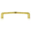 5” C TO C NANTUCKET JEWEL PULL; SMOKE & LT. COLORADO CRYSTAL MUSEUM GOLD FINISH