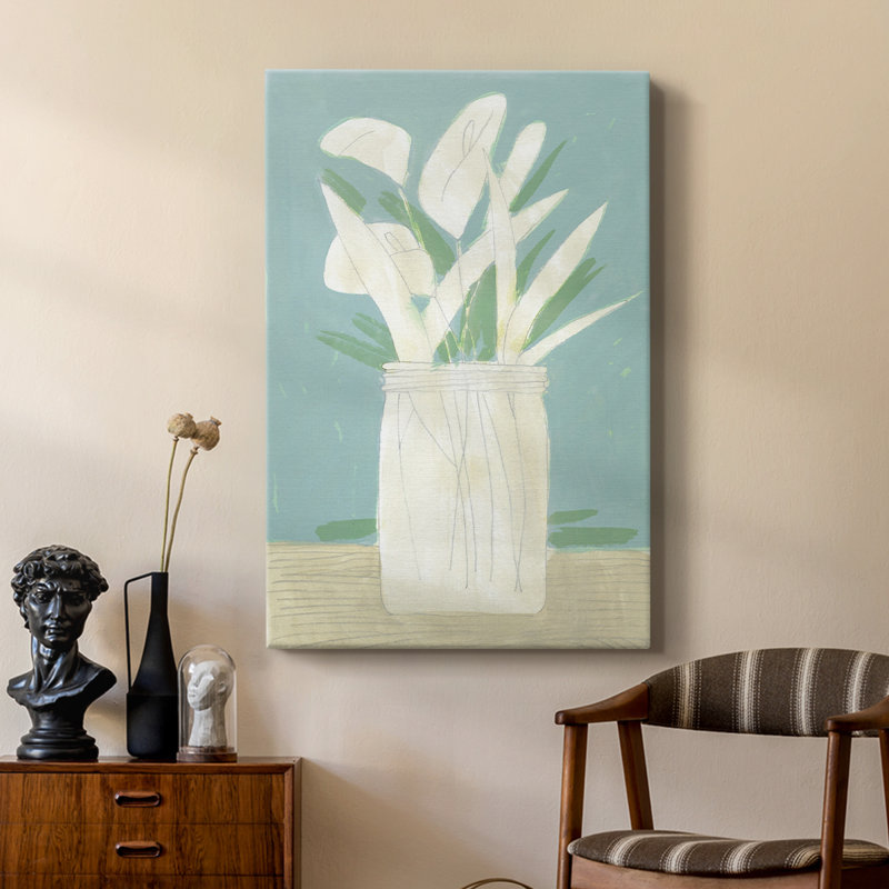 Arrangement de printemps en sourdine - galerie Cavas sur mesure, H 60 po x l 40 po