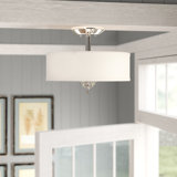 Aubre Cotton Semi Flush Mount