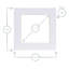 Bevelled Shadow Box Picture Frame with Mat-55856851-55856854