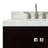 Ariel Cambridge 36 In. Right Offset Vanity With 2 In. Carrara Marble Countertop-105903787