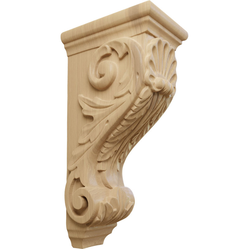 Grand corbeau coquille l 5 po x P 7 po x H 14 po (paquet de 2), Aulne