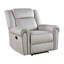 Fauteuil inclinable Ben, 41 po, microfibre, garniture cloutée-114018848