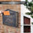 Mailbox Wall Mount, Locking Mailbox for Outside, Rust-Proof Hanging Secured Postbox, Security Key Drop Box, (Retro bird)
