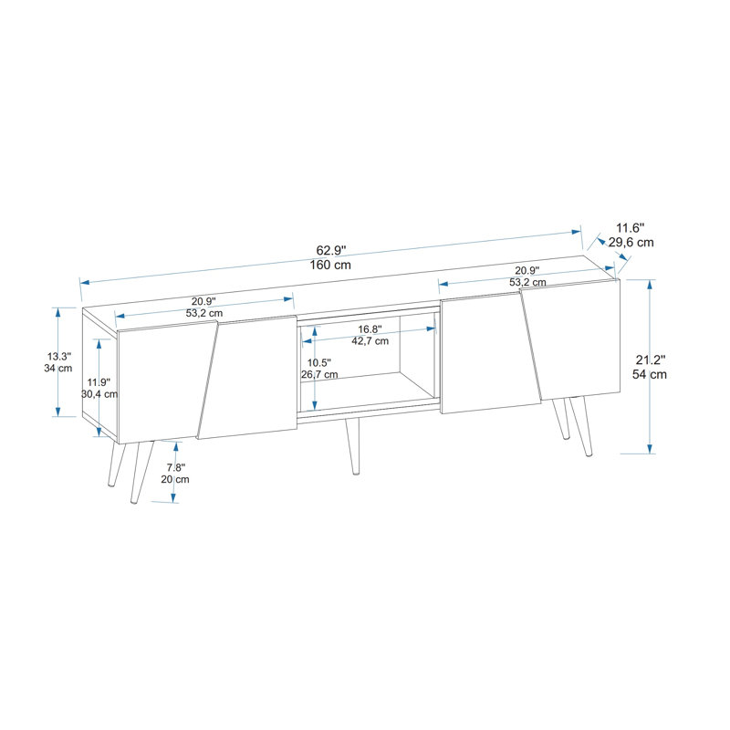 TV Stand for TVs up to 65'' Beaucaire