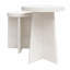 Alyssea Pedestal Side Table Set