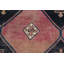 Tapis rétro en laine noué à la main 4 x 8 Shiraz