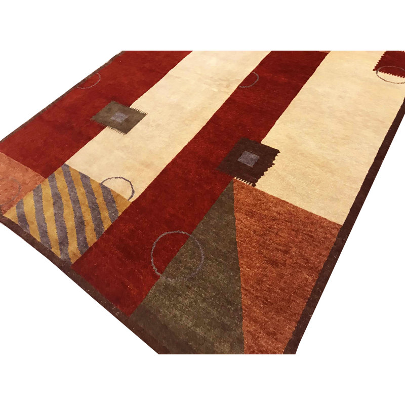 Himalayan Wool Abstract Area Rug