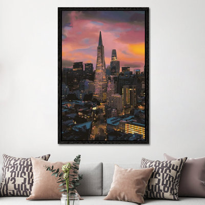 Transamerica Pyramid 1 Piece Wall Art on Canvas