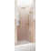 Stellar 44.5 in. W x 78 in. H Fully Frameless 3 Panel Inline Glass Hinged Shower Enclosure