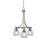 Ampere Paramount 3 Light Downlight Chandelier With 5.75" Glass-1346021840-1359825986