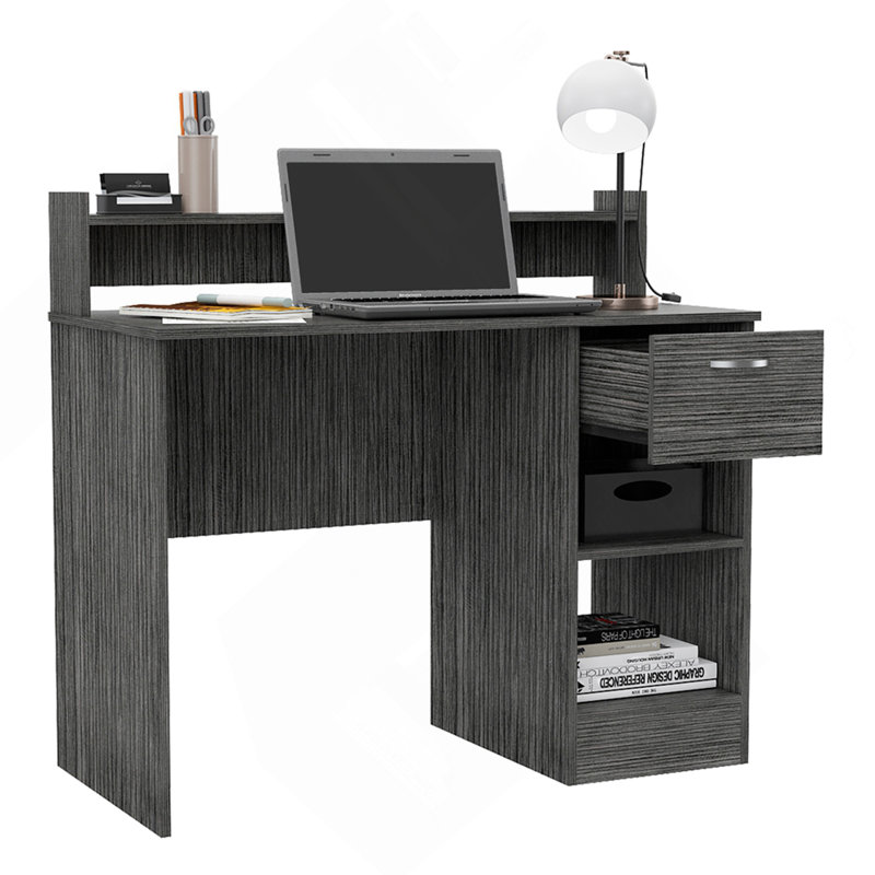Bureau d'écriture, plusieurs tablettes, un tiroir