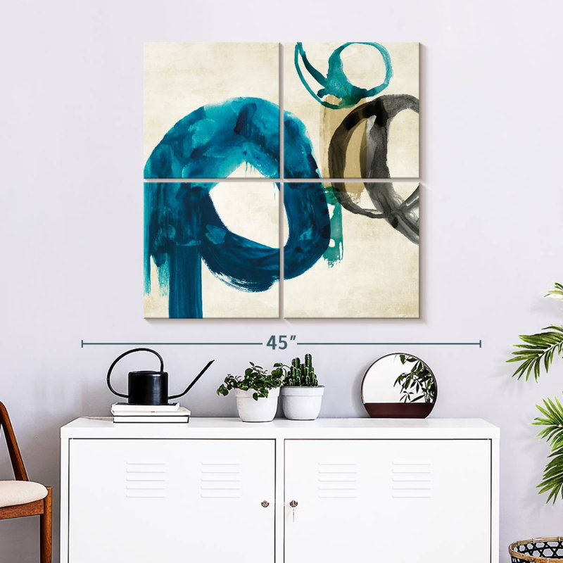 Blue Ring I, 32" H x 32" W