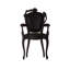 Smoke Leather Arm Chair