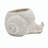 8.3x7x4.7" Decorative Sand and Cement Snail Planter with Textured Beige Finish
