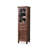 American Country Style Walnut Display Cabinet