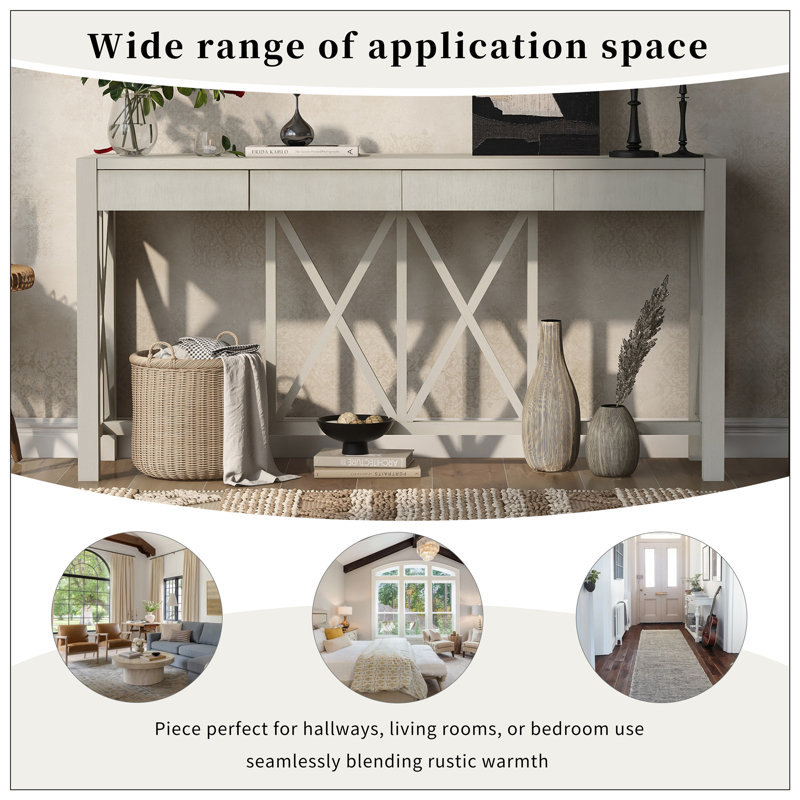 Console pour le salon, Beige