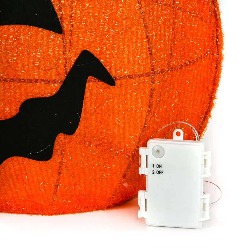 Citrouille illuminée d'Halloween 28 po The Holiday Aisle®