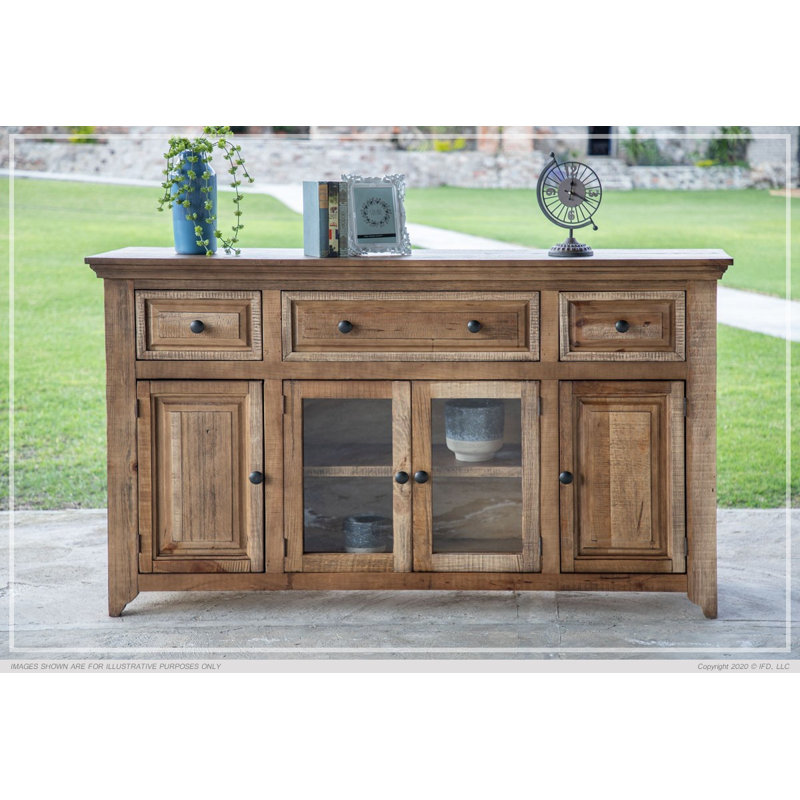 Console en bois massif 68,25 po Azalyn