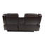ModernLoveseat en brun foncé