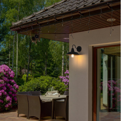 Tinsley Outdoor Wall sconce in Black