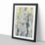 A Yellow Birch Tree Forest in Abstract - Framed Print-55629280-55629281