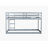 Grey Solid Rubber Wood Twin-Over-Twin Floor Bunk Bed Featuring Ladder And Reinforced Slat Bed Platform-124127849
