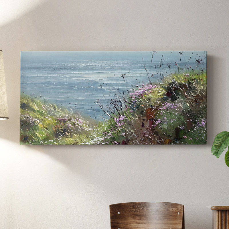 Série paysage - DCCxxix - Toile tendue avec châssis - Prêt à accrocher, H 24 po x l 48 po