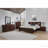 Cappuccino Queen Bed With Bookcase Headboard