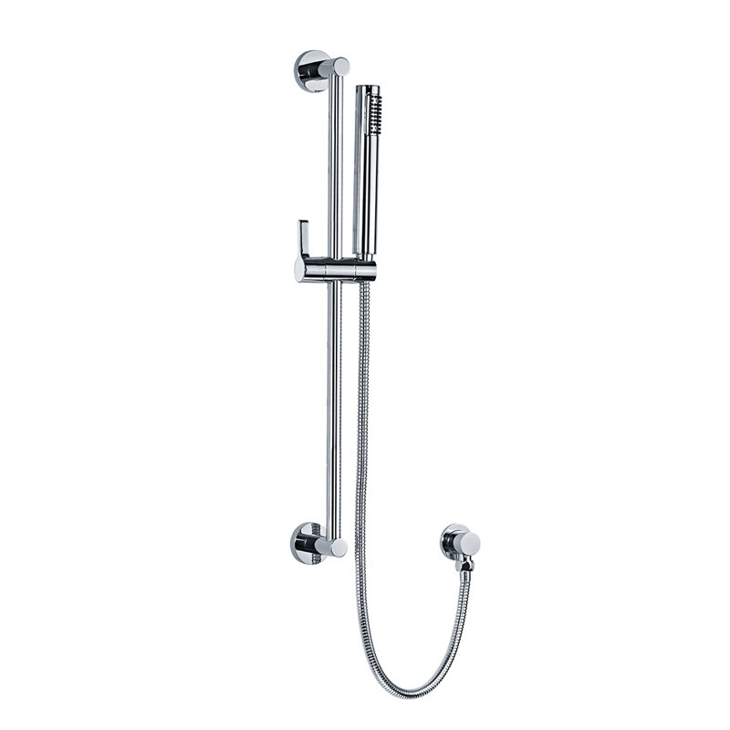 Repose-main contemporain Kafka & rail coulissant, Nickel argenté