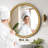 Ayde Round Solid Wood Bead Accent Mirror Home Decoration-1052922334-1038225388