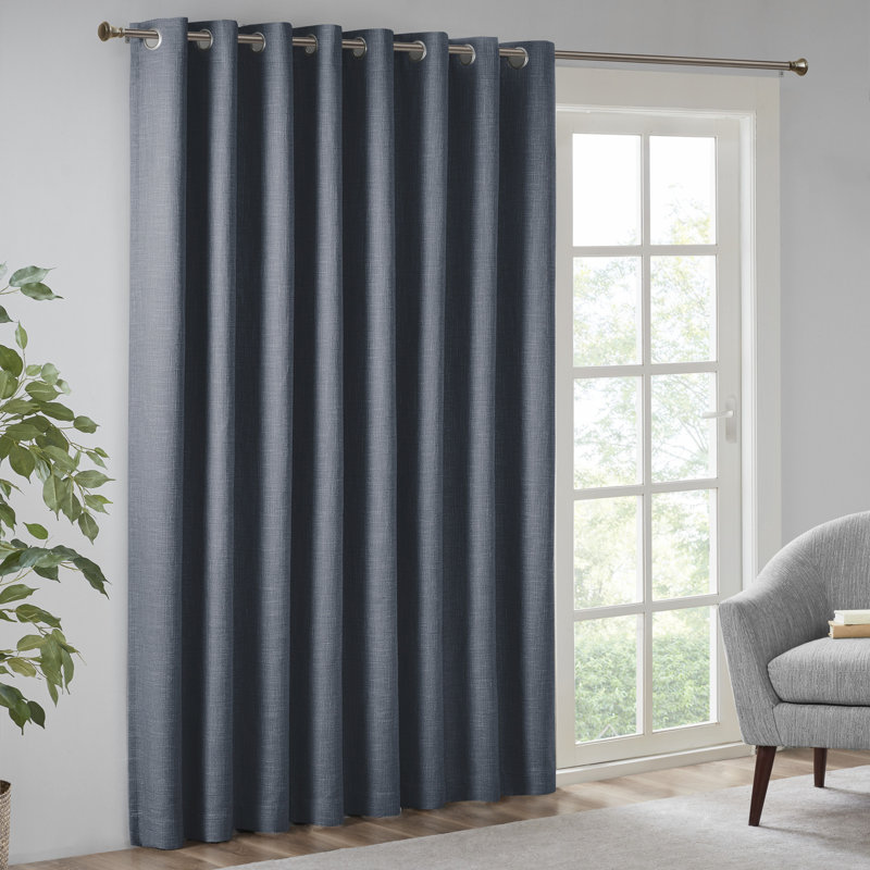 Rideau simple occultant avec œillets Maya, Poussière d'écume de mer, L 50 po x L 84 po