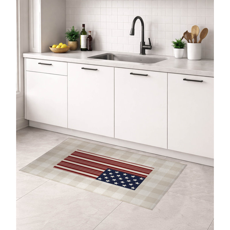Tapis de cuisine Star, Rectangulaire 2 pi x 3 pi, Neutre / Beige