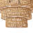 Caytlen 8-Light Dimmable Hand-Woven Rattan Tiered Chandelier