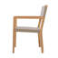 Ensemble de 2 chaises de salle à manger d'extérieur